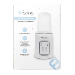 Farline Bebé Calientabiberones | Calentador Digital 4 en 1 para Biberones