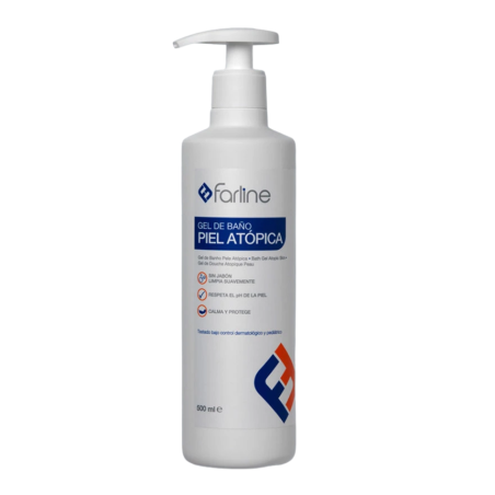 Farline Gel de Baño Piel Atópica 500 ml | Higiene Suave