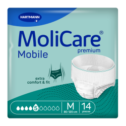 MoliCare Premium Mobile 5 Gotas Talla M 14 Unidades | Ropa Interior Absorbente para Incontinencia
