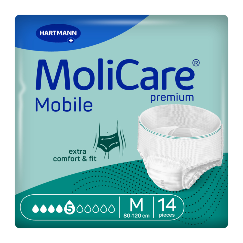 MoliCare Premium Mobile 5 Gotas Talla M 14 Unidades