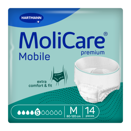 MoliCare Premium Mobile 5 Gotas Talla M 14 Unidades