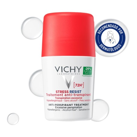 Vichy Desodorante Stress Resist Tratamiento Intensivo Antitranspirante 72 H  1 Roll On 50 Ml