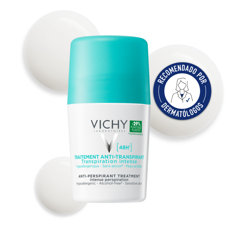 Vichy Desodorante Tratamiento Antitranspirante Eficacia 48 H  1 Roll On 50 Ml