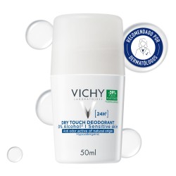 Desodorante 24 H Sin Sales De Aluminio Vichy 1 Roll On 50 Ml