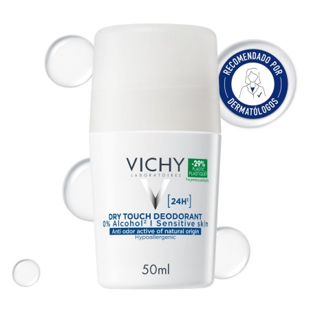 Desodorante 24 H Sin Sales De Aluminio Vichy 1 Roll On 50 Ml