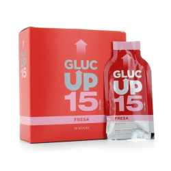 Gluc Up 15 Faes Farma 10 Sticks Sabor Fresa | Glucosa de Rápida Absorción