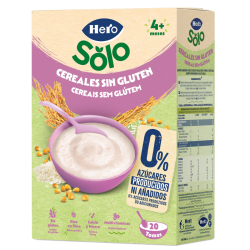 Hero Cereales Sin Gluten 340 g | Papilla Infantil de Maíz y Arroz desde 4 Meses