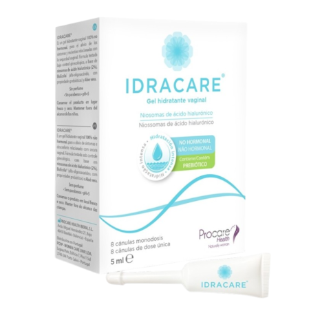 Idracare Gel Hidratante Vaginal 8 Cánulas de 5 ml