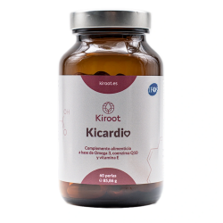 Kiroot Kicardio Omega 3 60 Perlas | EPA, DHA, Coenzima Q10 y Vitamina E