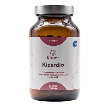 Kiroot Kicardio Omega 3 60 Perlas | EPA, DHA, Coenzima Q10