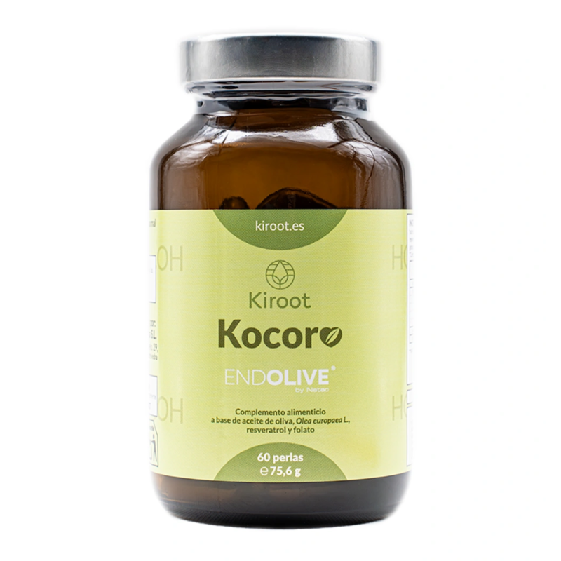 Kiroot Kocoro 60 Perlas | Aceite de Oliva, Resveratrol y Folato Activo
