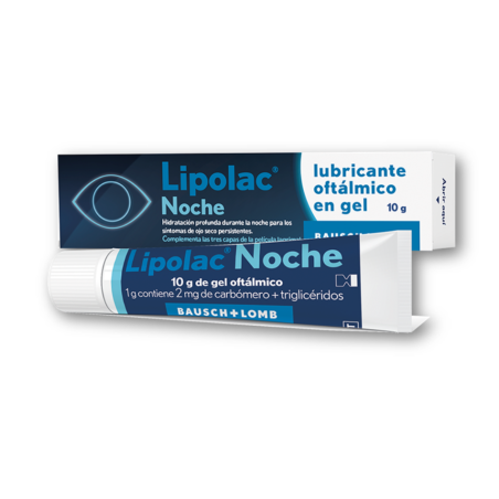 Lipolac Noche Gel Oftálmico 10 g | Hidratación Ocular