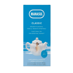 Manasul Classic 25 Filtros 1,5 g | Infusión para el Tránsito Intestinal