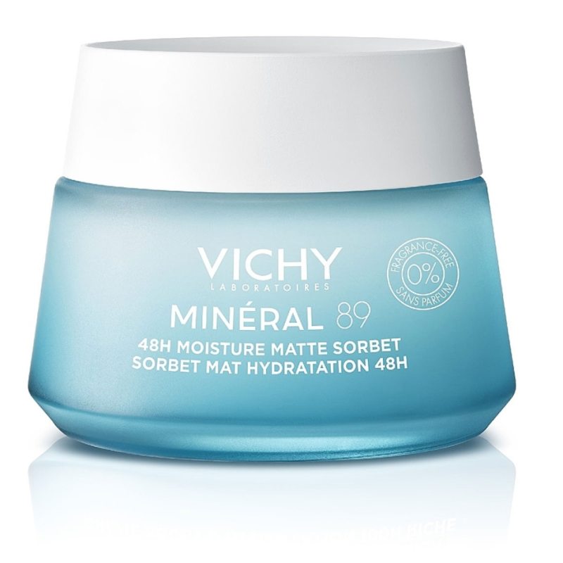 Minéral 89 Gel Frío Hidratante Matificante 48H 50 ml