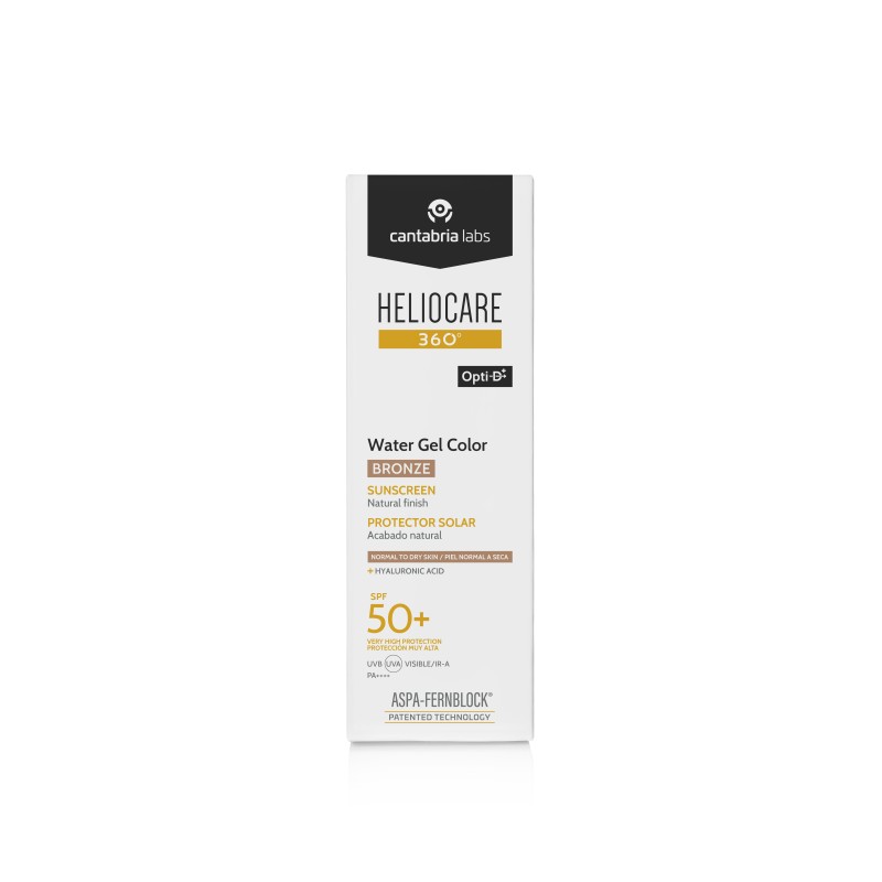 Heliocare 360º Color Water Gel SPF 50+ 50 ml, tono Bronze