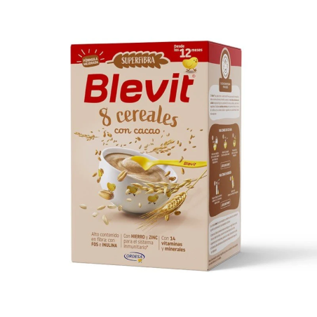 Blevit Superfibra 8 cereales y cacao 500 g