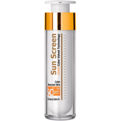 Frezyderm Sun Screen Velvet Face SPF 50+ con color 50 ml