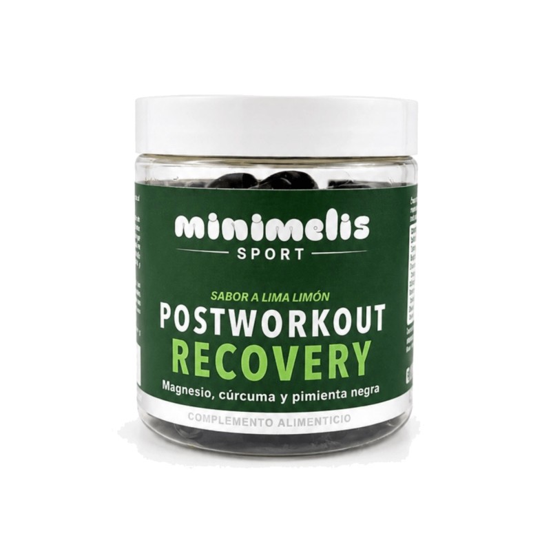 Minimelis Sport Recovery post entreno sabor lima-limón 30 gummies