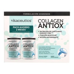 VITACEUTICS COLLAGEN ANTIOX  2 BOTES 420 G SABOR FRUTOS ROJOS