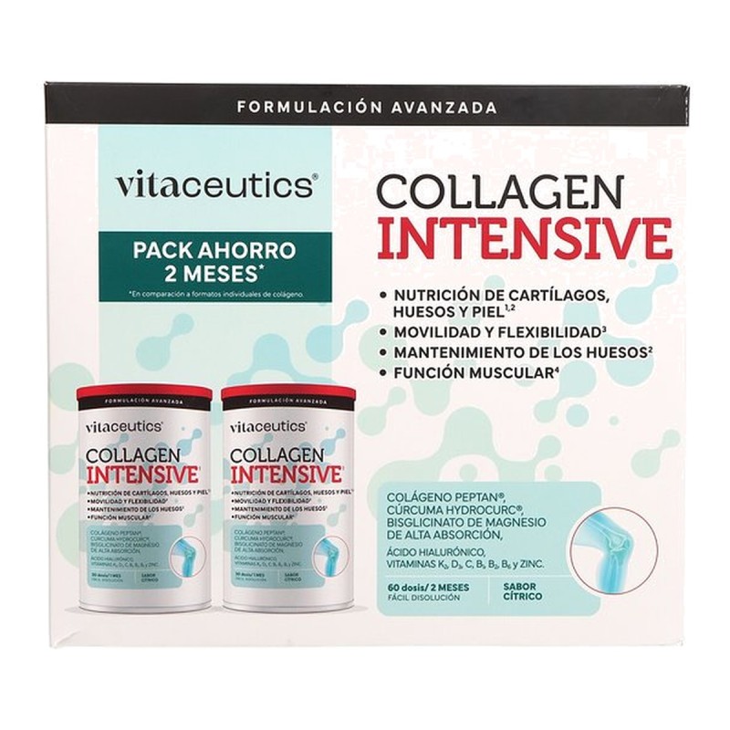 VITACEUTICS COLLAGEN INTENSIVE  2 BOTES 405 G SABOR CITRICO