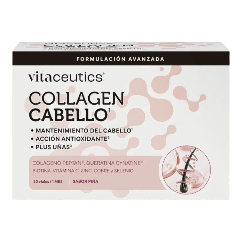VITACEUTICS COLLAGEN CABELLO 30 VIALES 25 ML SABOR FRUTOS
