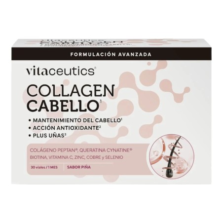 VITACEUTICS COLLAGEN CABELLO 30 VIALES 25 ML SABOR FRUTOS