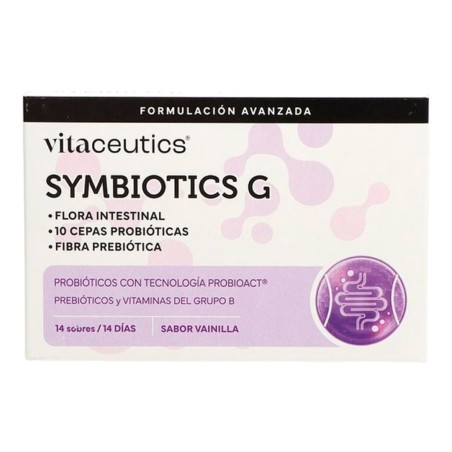 VITACEUTICS SYMBIOTICS G  14 SOBRES 2,5 G SABOR VAINILLA