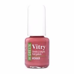 Esmalte de uñas Vitry Be Green Mohair 6 ml, frasco rosa empolvado