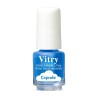 Esmalte de uñas infantil Vitry al agua Cupcake, frasco azul brillante