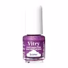Esmalte de uñas infantil Vitry al agua Licorne, frasco morado con purpurina