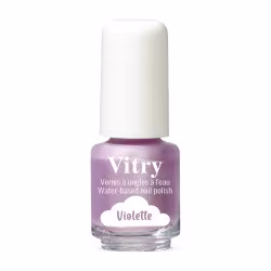 Esmalte de uñas infantil Vitry al agua Violette, frasco lila