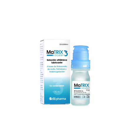 MATRIX OCULAR 3 SOLUCION OFTALMICA LUBRICANTE  1 ENVASE 10 ML