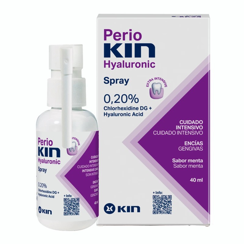 PERIOKIN HYALURONIC SPRAY  1 FRASCO 40 ML CON DOSIFICADOR SABOR MENTA