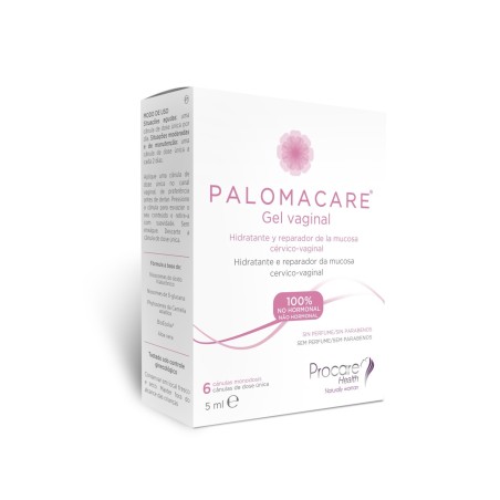 Palomacare Gel Vaginal Monodosis  6 Canulas 5 Ml