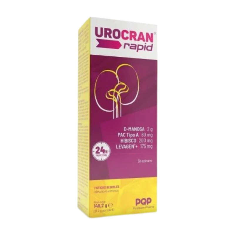 Caja de Urocran Rapid con 7 sticks bebibles de 21,2 g