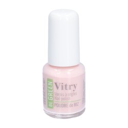 Esmalte de uñas Vitry Be Green tono Poudre de Riz, frasco de 6 ml