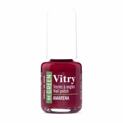Esmalte de uñas Vitry Be Green tono Amarena, frasco de 6 ml
