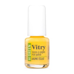 Esmalte de uñas Vitry Be Green tono Jaune Éclat, frasco de 6 ml