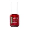 Esmalte de uñas Vitry Be Green tono Rouge Feu, frasco de 6 ml