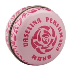 Tarrito de vaselina perfumada Brum visto desde arriba