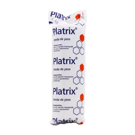 Venda de yeso Platrix de 2,7 m x 15 cm en su envoltorio