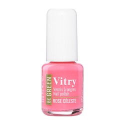 Esmalte de uñas Vitry Be Green tono Rose Céleste, frasco de 6 ml