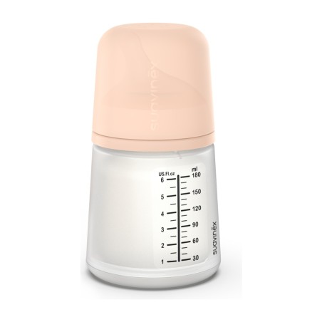 Suavinex Biberón Anticólico Zero.Zero Tetina Silicona Flujo Adaptable Lactancia Mixta 180 ml