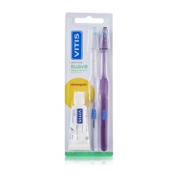 Vitis cepillo dental adulto suave, pack