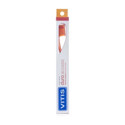 VITIS Duro Access Cepillo Dental Adulto – Filamentos duros, cabezal compacto
