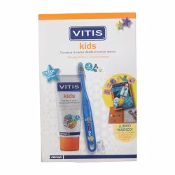 Vitis Kids Gel Dentifrico + Cepillo + Gadget  1 Envase 50 Ml