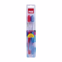 Cepillo Dental Adulto PHB Plus Suave Duplo