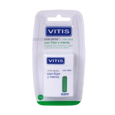 Vitis Cinta Dental Con Fluor Y Menta  50 M