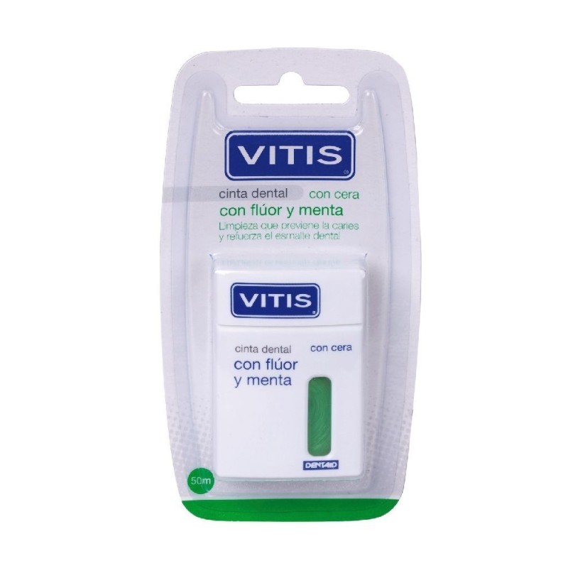 Vitis Cinta Dental Con Fluor Y Menta 50 M