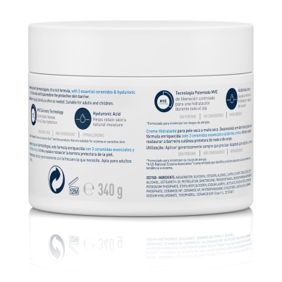 Duplo Cerave Crema Hidratante 2 X 340 G -25 % Desc. 2º Unidad
